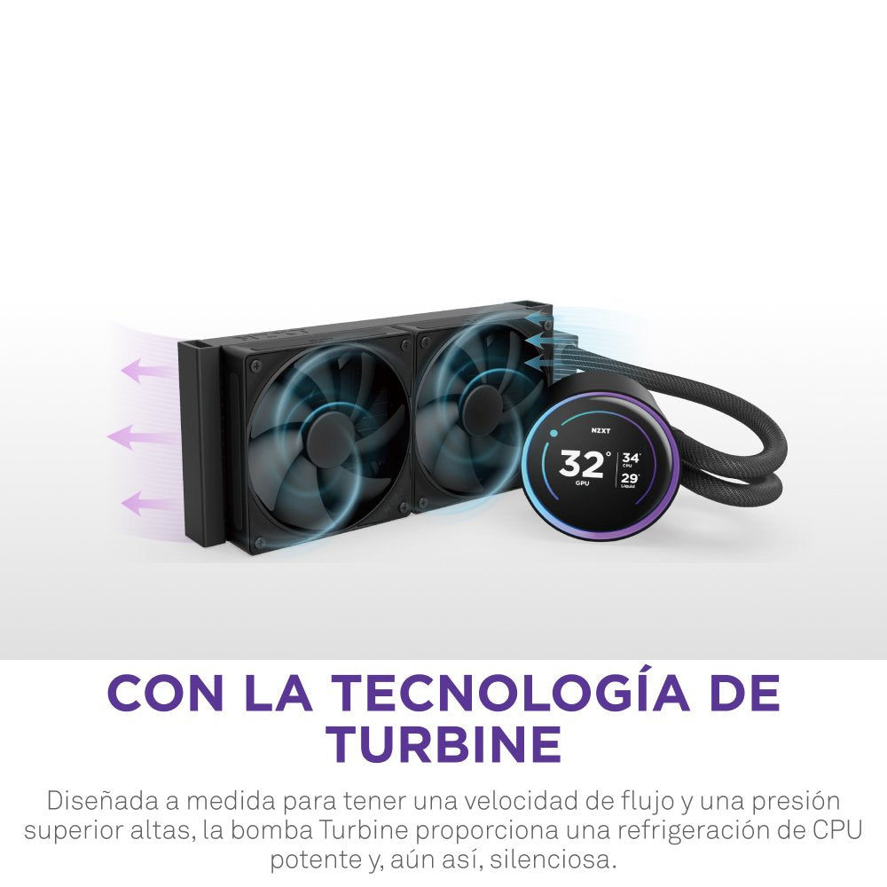EAN 5056547204116 - NZXT Kraken Elite 240 Procesador Sistema de refrigeración líquida todo en uno 12 cm Negro 1 pieza(s) imagen 7