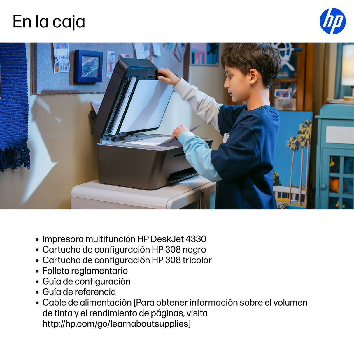 EAN 0198828789877 - HP DeskJet 4330 Inyección de tinta térmica A4 4800 x 1200 DPI 8,5 ppm Wifi imagen 6