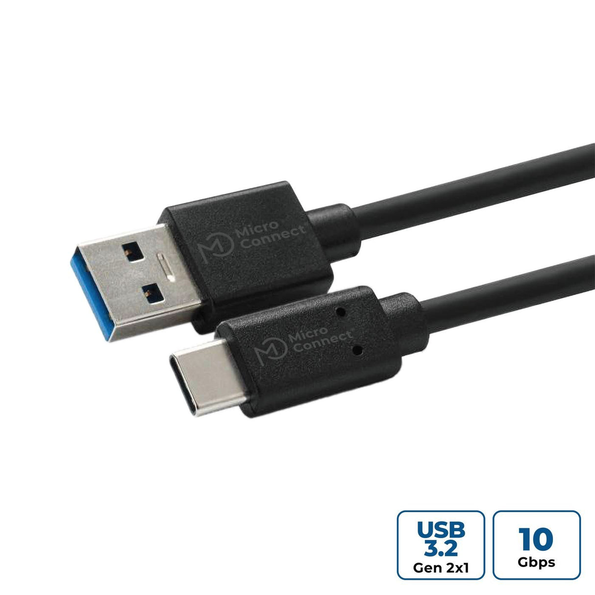 EAN 5704174088097 - Microconnect USB3.2CA1 cable USB USB 3.2 Gen 2 (3.1 Gen 2) 1 m USB A USB C Negro imagen 1