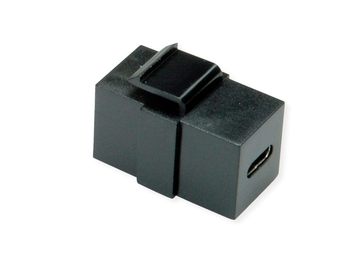 Usb Tipo C Keystone Módulo Negro