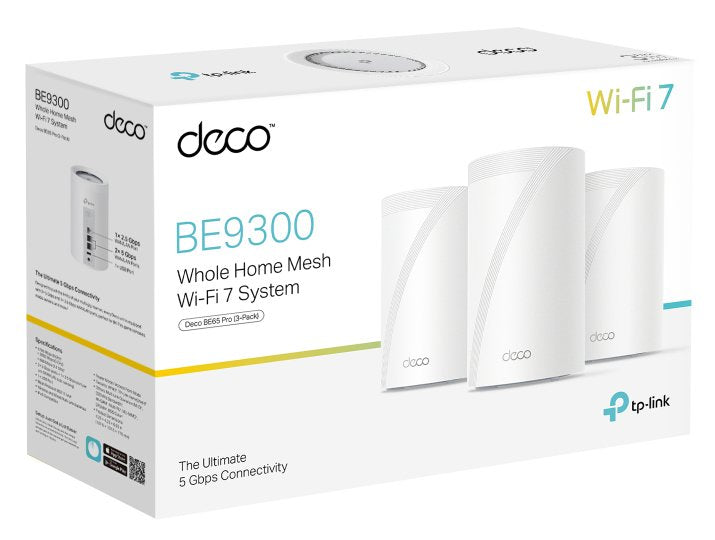 Deco Be65 Pro(3-Pack) Sistema Wi-Fi 7 Mesh Be9300 De Triple Banda
