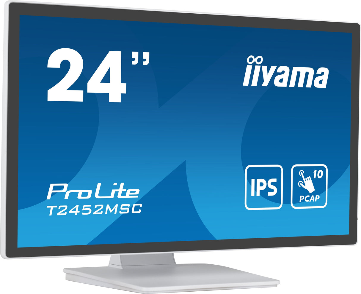 Iiyama 60,5 Cm 23,8" T2452msc-W1 16:9 M-Touch Hdmi+2usb Ips
