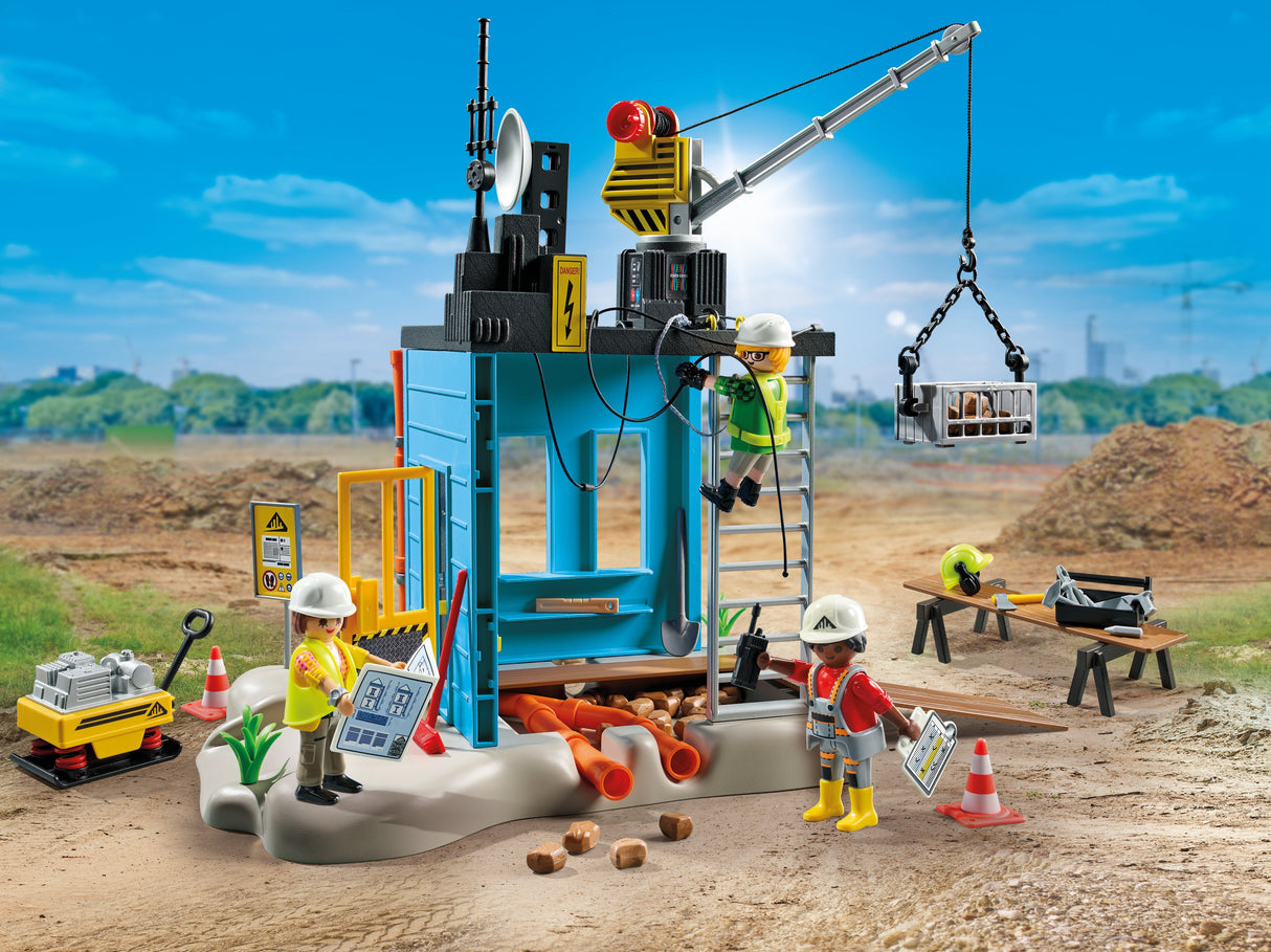 Playmobil 71650 Action Heroes Obra, Juguete De Construcción 71650
