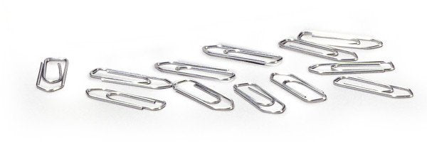 Clips Para Letras Durable 26mm Galvanizados 100 Piezas