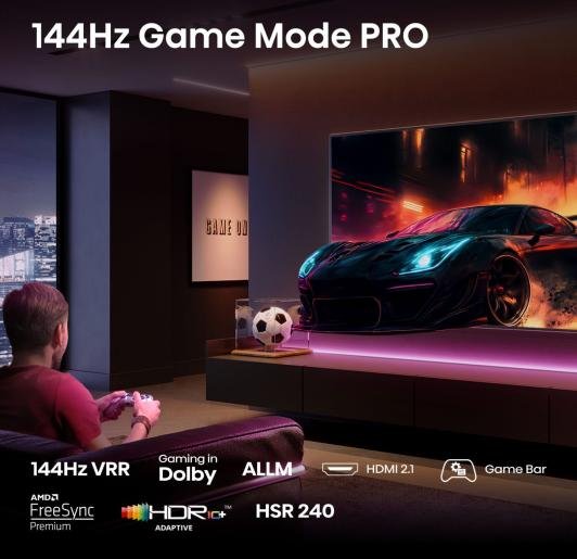 Hisense 65e77q Pro, Qled Tv 164 Cm (65 Pulgadas), Negro, Ultrahd/4k, Sintonizador Triple, Grabación Usb, Turno De Tiempo, Panel De 144hz 65e77q Pro