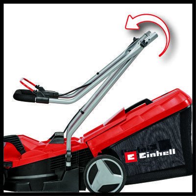 EAN 4006825647686 - Einhell GE-CM 18/33 Li-Solo Cortacésped de empuje a gasolina Batería Negro, Rojo imagen 5