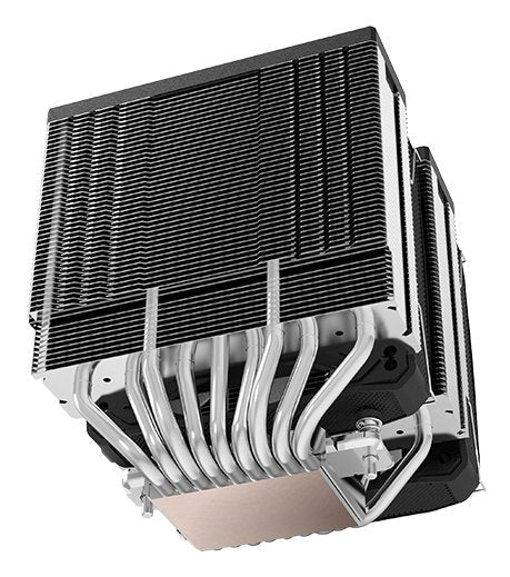 Ventilador Universal A-Rgb Mcpu-Xu9 Negro Mars Gaming Intel Lga 2066 /2011 /1700 /1200 /1156 /1155 /1151 /1150 /1366 / Amd Am5 /Am4 /Am3+ /Am3 /Am2+ /Am2 /Fm2 /Fm1/ 9 Heatpipes Por Radiador/ Tdp Hasta 400w