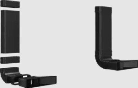 Neff 1x L-Bogen Z861kr2, Para Conjunto De Recirculación, Negro, Conjunto De 6 Piezas Z861kr2