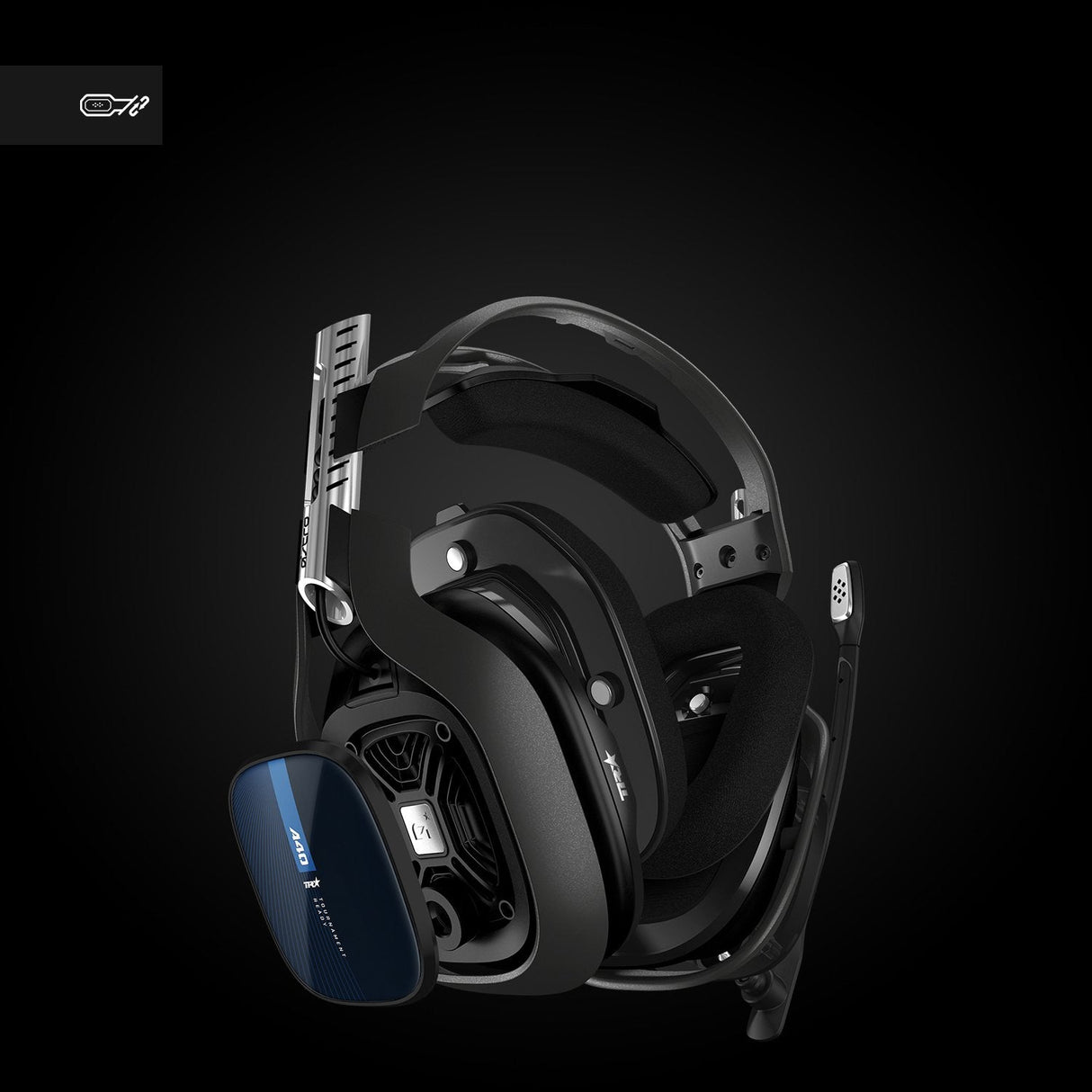 Auriculares Astro Gaming A40 Tr Juego Negro, Azul, Plata