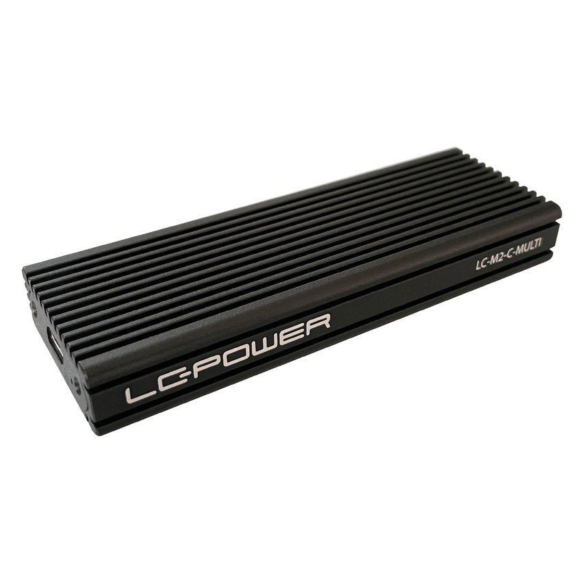 EAN 4260070128486 - LC-Power LC-M2-C-MULTI caja para disco duro externo Caja externa para unidad de estado sólido (SSD) Negro imagen 1
