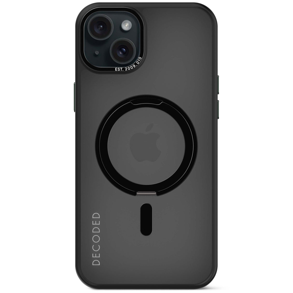 Decoded Recycled Plastic Loop Stand Backcover Ip 15 Plus Black