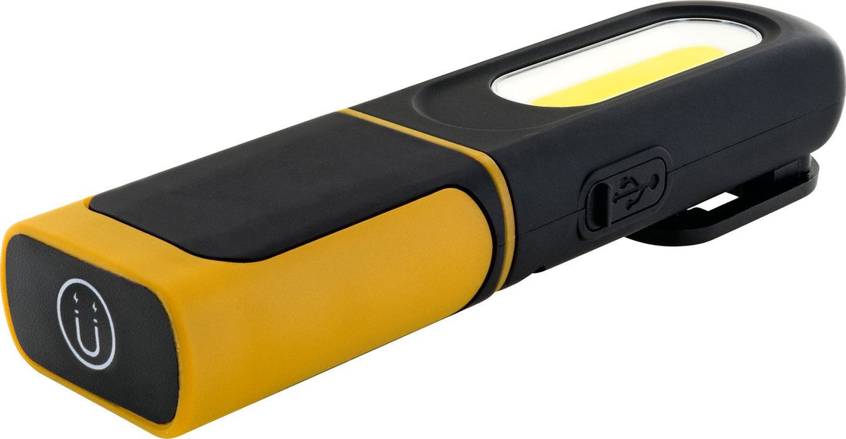 Schwaiger Luz De Trabajo Led Akku Con Linterna 5w Negro Amarillo