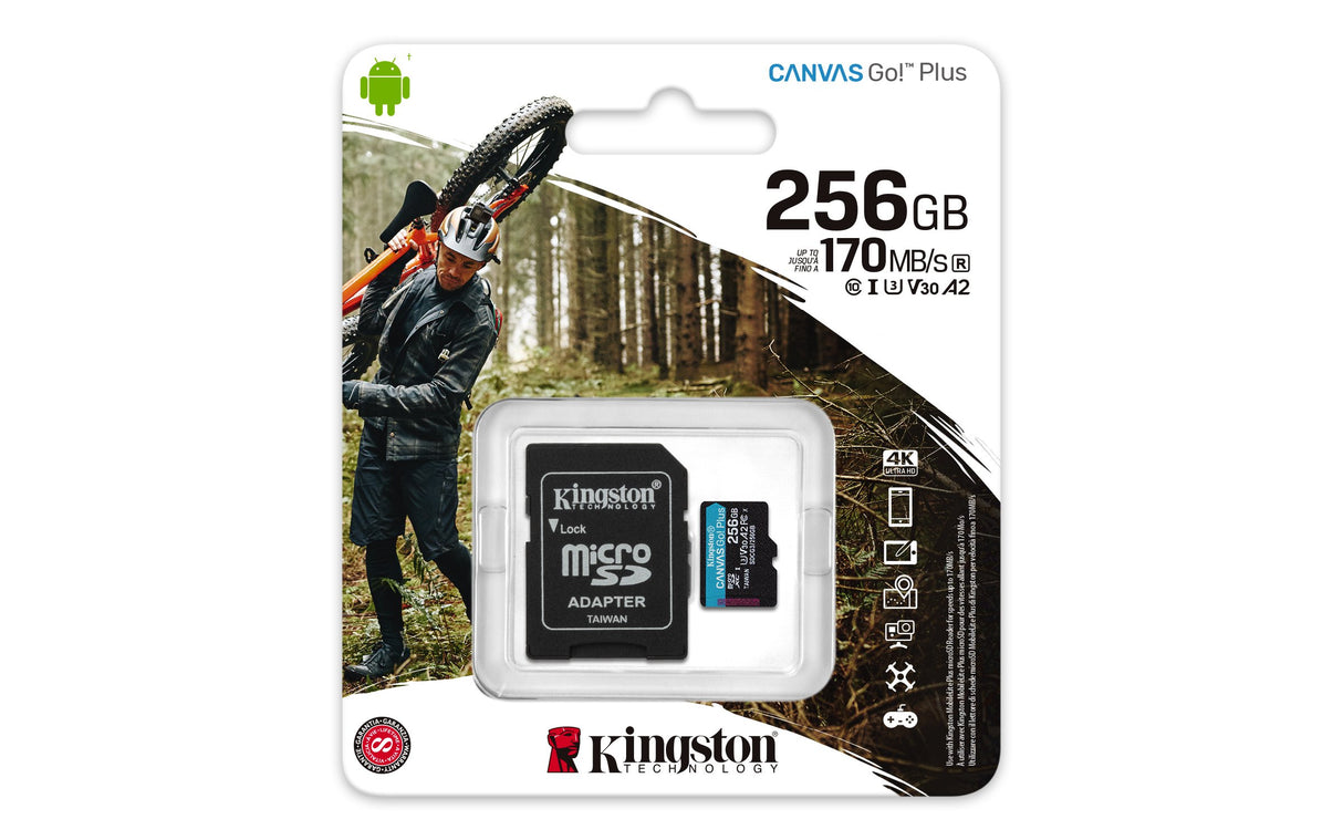 EAN 740617301250 - Kingston Technology Canvas Go! Plus MicroSD UHS-I Clase 10 imagen 5