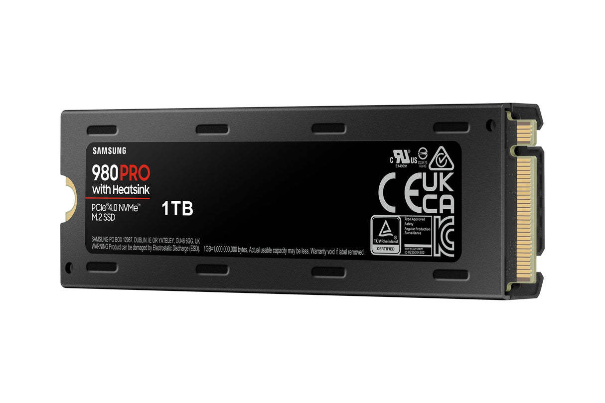 Disco Ssd Samsung 980 Pro 1tb M.2 2280 Pcie 4.0 Con Disipador De Calor Compatible Con Ps5 Y Pc