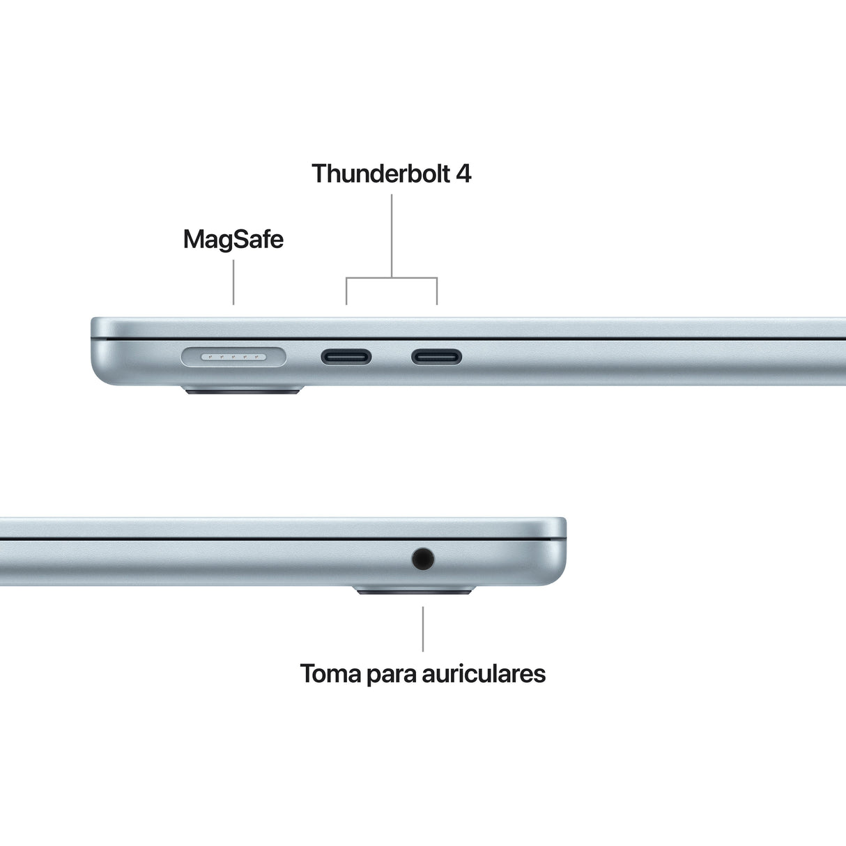 EAN 0195949890918 - Apple MacBook Air Apple M M4 Portátil 34,5 cm (13.6") 16 GB 512 GB SSD Wi-Fi 6E (802.11ax) macOS Sequoia imagen 7