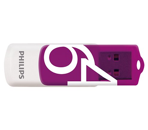 Pendrive Philips 64gb 2.0 Usb Drive Vivid Purple