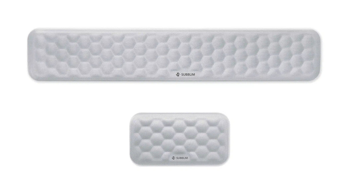 Pack De 2 Reposamuñecas Subblim Ergo Airpadding Plateadas