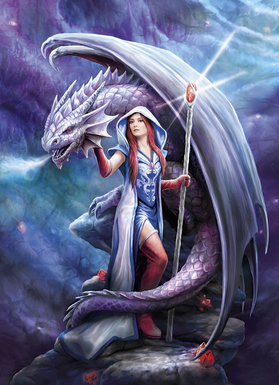 Puzzle Dragon Magico Anne Stokes 1000pzs