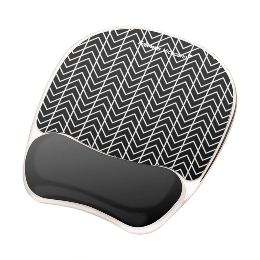 EAN 0043859740680 - Fellowes 9653401 alfombrilla para ratón Negro, Blanco imagen 2