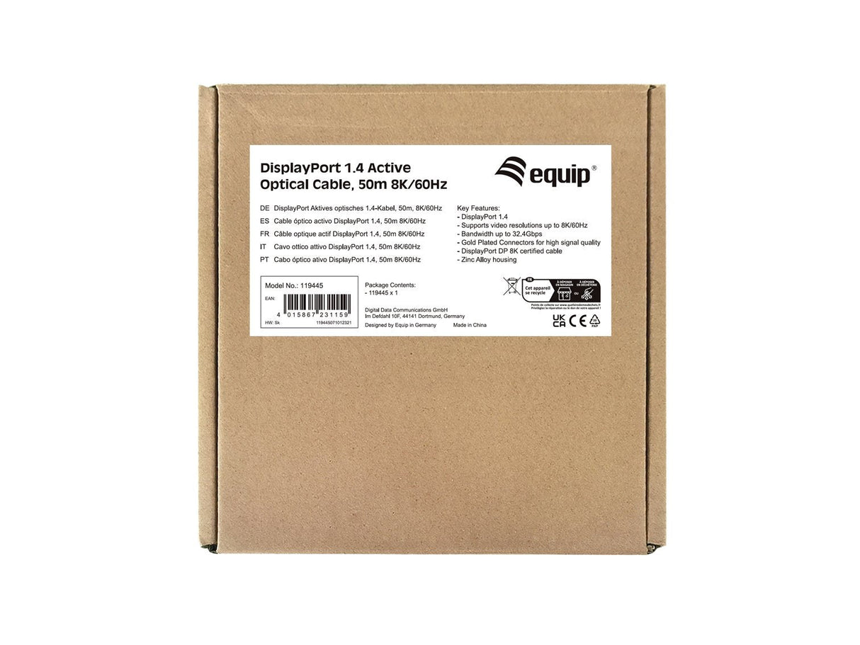 EAN 4015867231159 - Equip 119445 cable DisplayPort Negro imagen 6