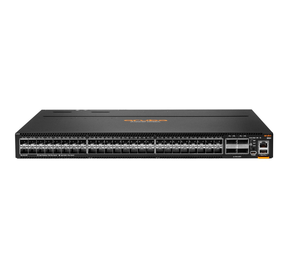 Hpe Aruba Networking Cx 8100 48x10g Sfp+ 4x40 100g Qsfp28 Switch