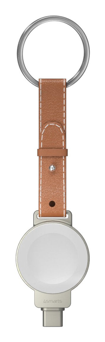 EAN 4252011911479 - 4smarts 541476 cargador de dispositivo móvil Reloj inteligente Marrón, Plata, Blanco USB Cargador inalámb imagen 3