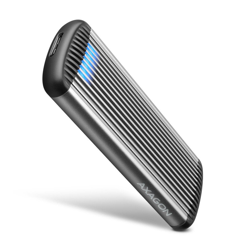 Axagon Eem2-Sa Caja Para Disco Duro Externo Caja Externa Para Unidad De Estado Sólido (Ssd) Gris M.2