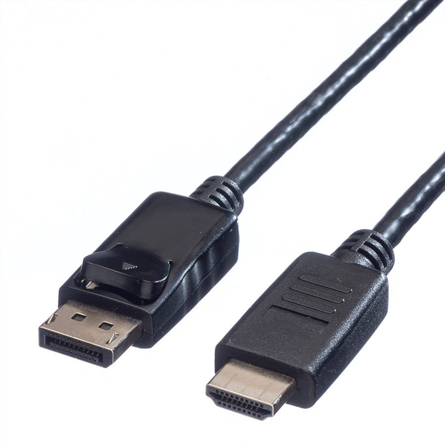 Value 11.99.5780 Adaptador De Cable De Vídeo 1 M Displayport Negro