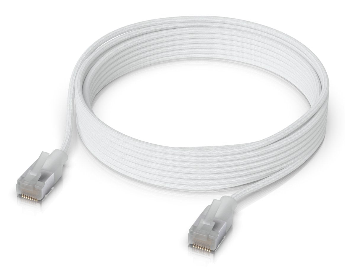 EAN 0810084697306 - Ubiquiti UACC-Cable-Patch-EL-C6A-5M-W cable de red Translúcido, Blanco Cat6a imagen 2