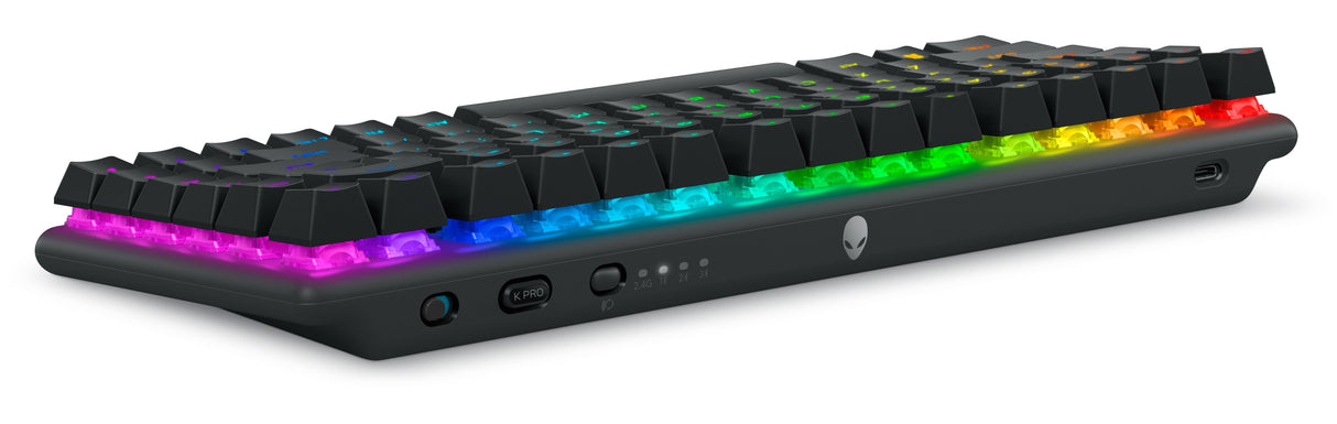 EAN 0884116464839 - Alienware Pro Wireless Gaming Keyboard teclado Juego USB + RF Wireless + Bluetooth Negro imagen 6