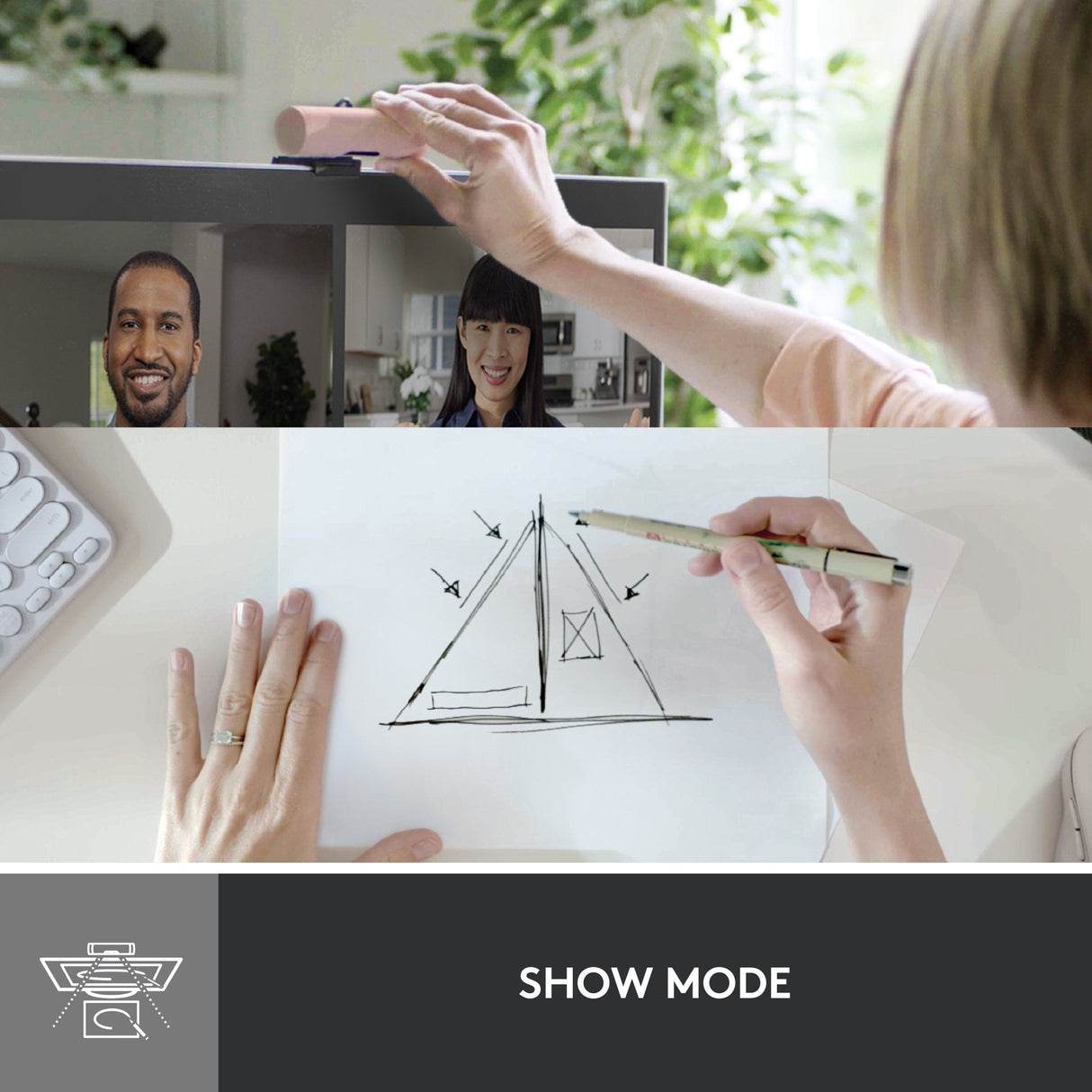 EAN 5099206104907 - Logitech 960-001421 cámara web 4 MP 1920 x 1080 Pixeles USB-C Blanco imagen 17