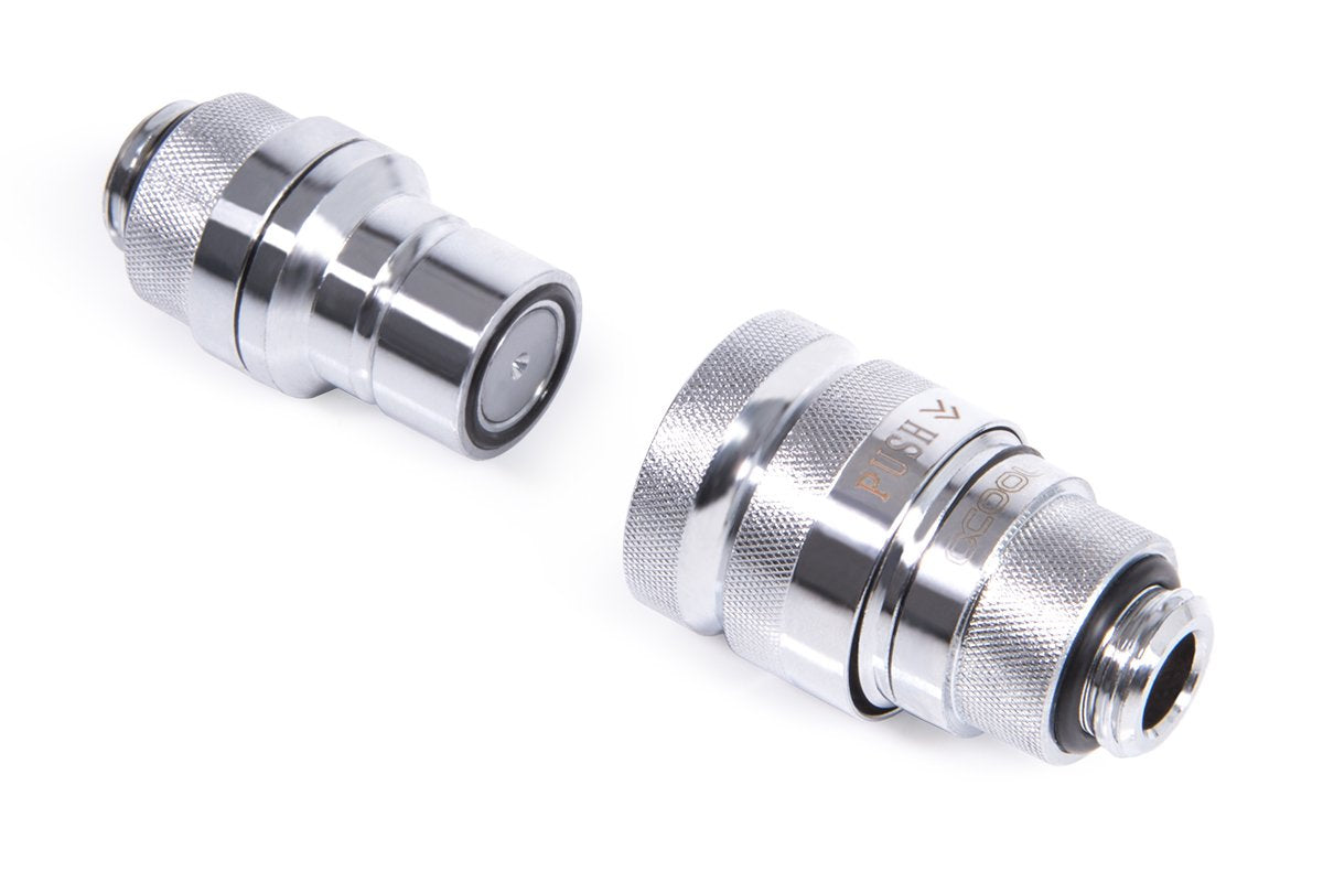 Raccord Autobloquant Mf Alphacool Eiszapfen Quick Coupling G1/4 (Plateado)