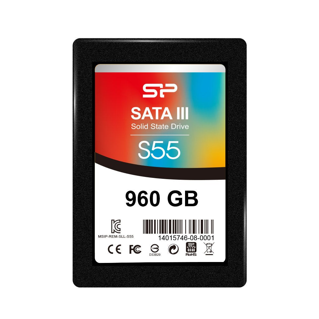 Disco Ssd Silicon Power Slim S55 2.5" 960 Gb Serial Ata Iii Tlc