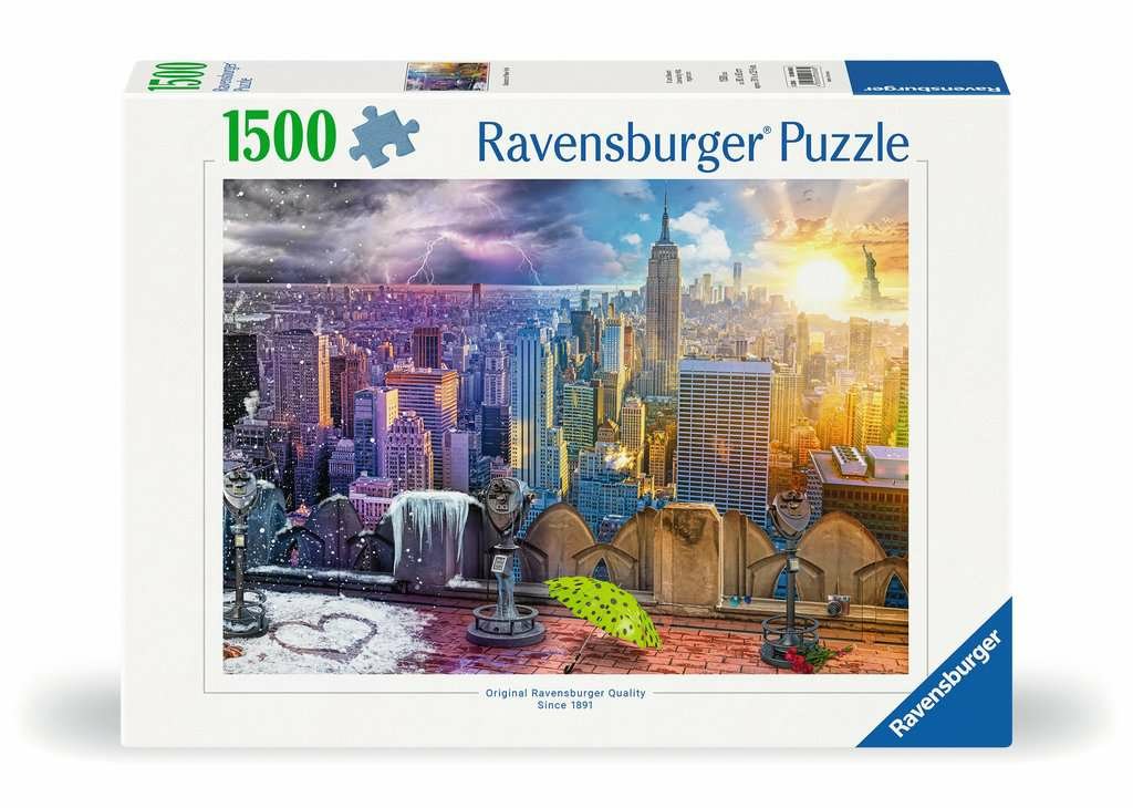 Puzzle 1500el Nowy Jork W Lecie I Zimie