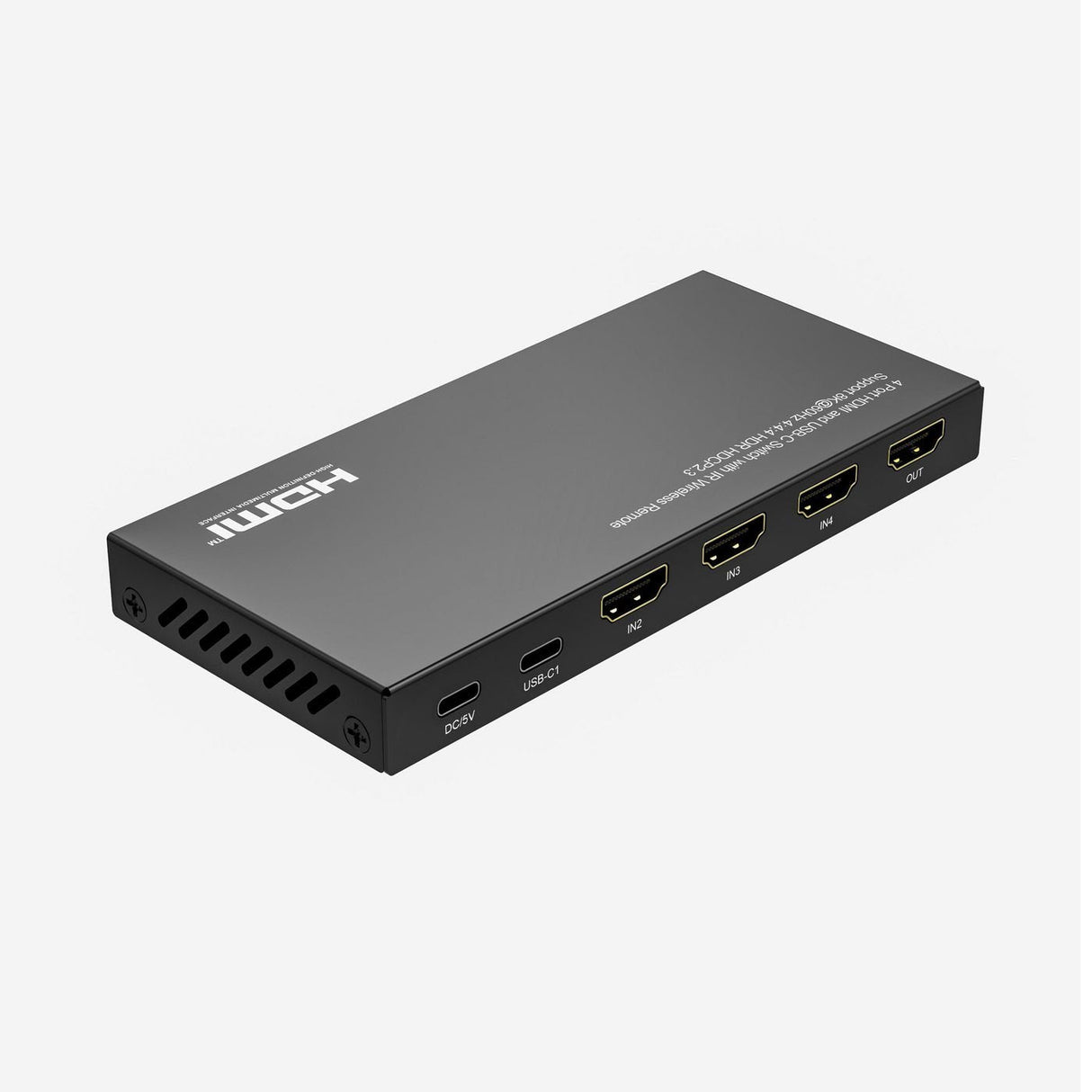 8k@60hz Usb-C And Hdmi Switch 4x1, Hdcp 2.3, W/ Remote