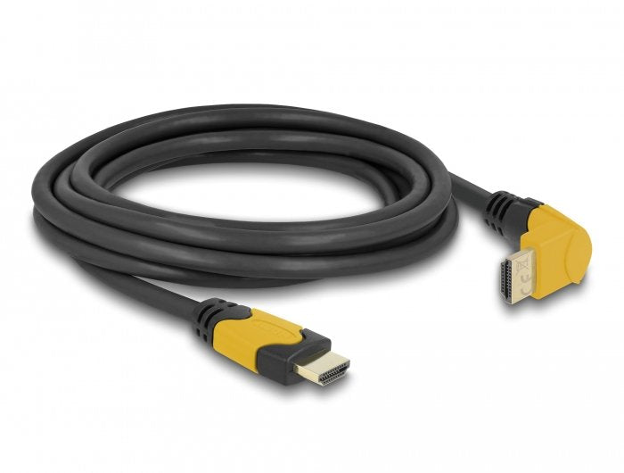Delock Cable High Speed Hdmi Macho Recto A Macho 90° Hacia Arriba En Ángulo 48 Gbps 8k 60 Hz 3 M