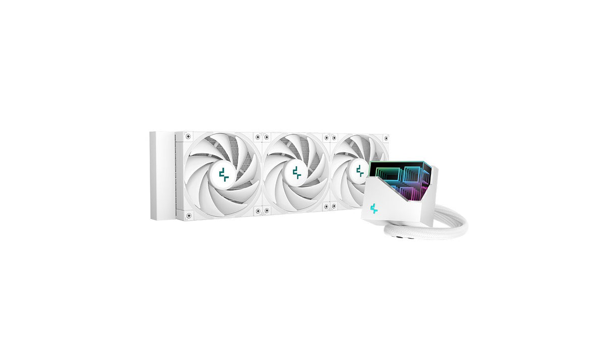 EAN 6933412728108 - DeepCool LT720 WH Procesador Sistema de refrigeración líquida todo en uno 12 cm Blanco 1 pieza(s) imagen 1