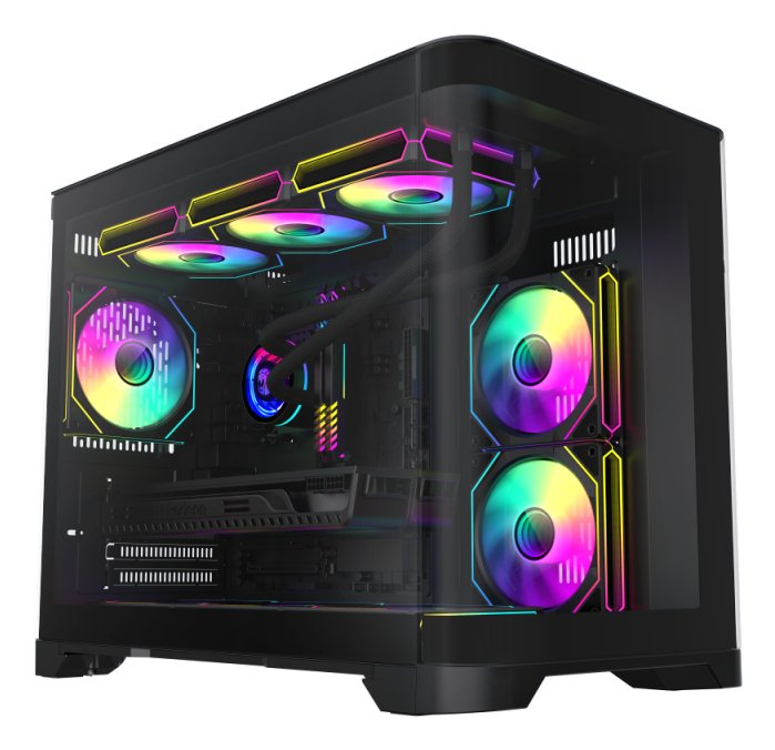 Caja Pc Gamemax Case Hype-M Bk Atx
