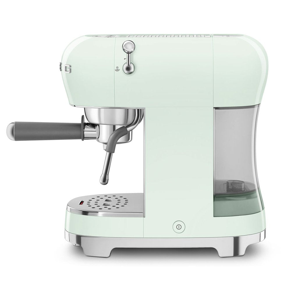 Cafetera Smeg Ecf02pgeu Portaft Portaft Expreso Verde Pastel,