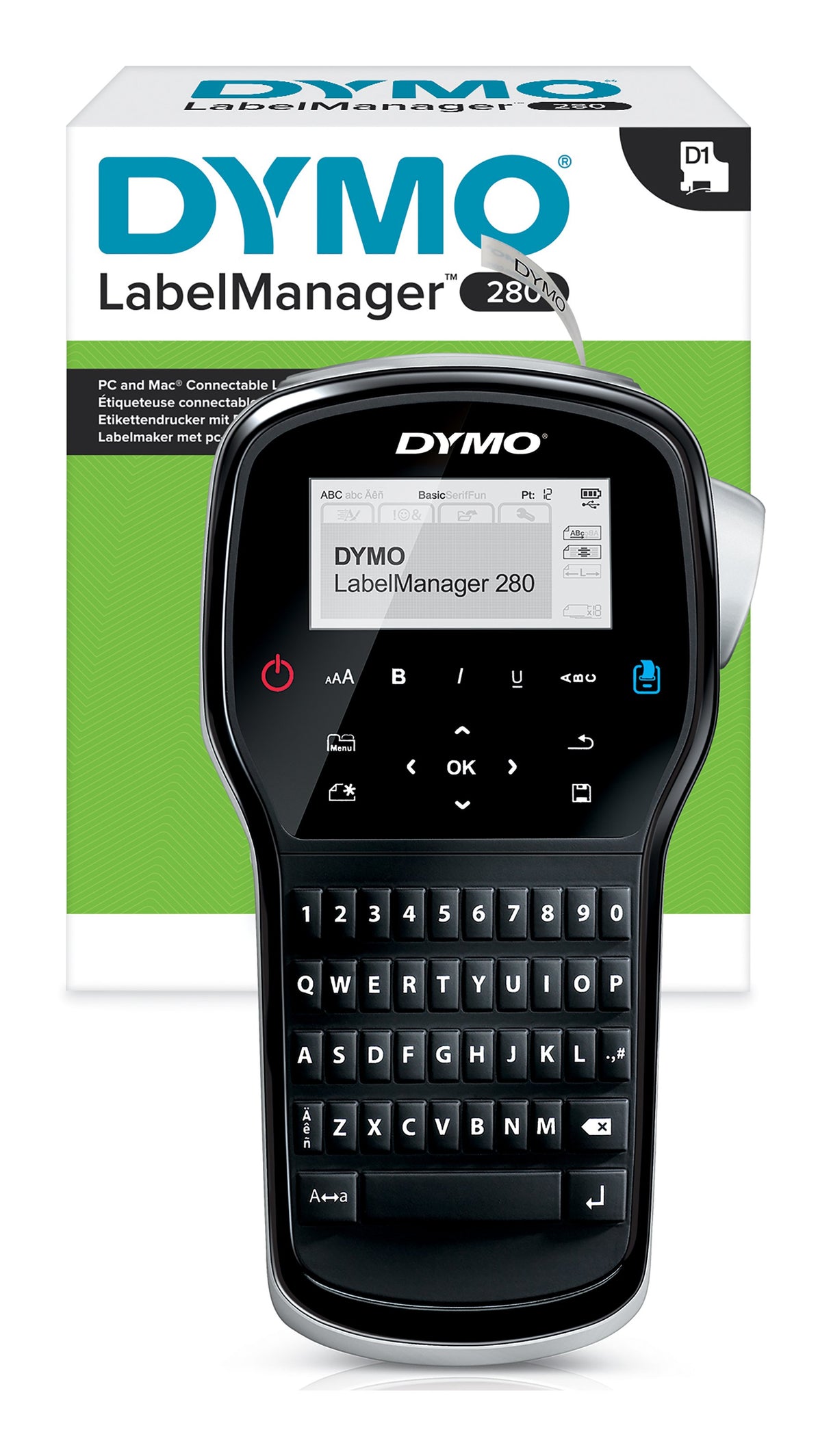 EAN 3501170968963 - DYMO LabelManager 280 QWY impresora de etiquetas Transferencia térmica 180 x 180 DPI 15 mm/s Inalámbrico imagen 1