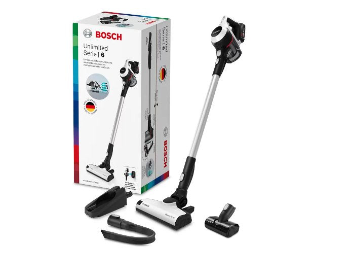 Aspiradora Serie Bosch | 6 Bks611mtb, Escoba (Blanco Negro) Bks611mtb