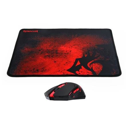 Redragon Combo Ratón Inalámbrico + Alfombrilla M601wl+P601