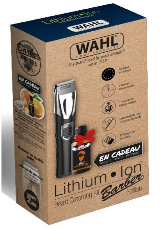 EAN 5996415033045 - Wahl Lithium Ion Total Batería 19 2,5 cm Negro, Metálico imagen 3