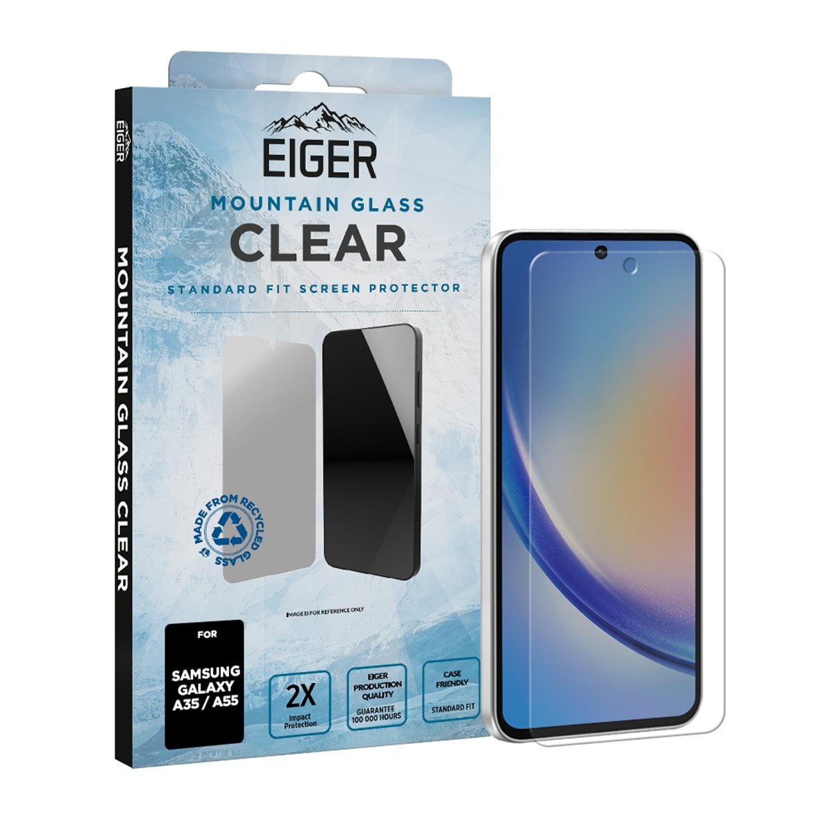 Eiger Sp Mountain Glass Clear Galaxy A35/A55