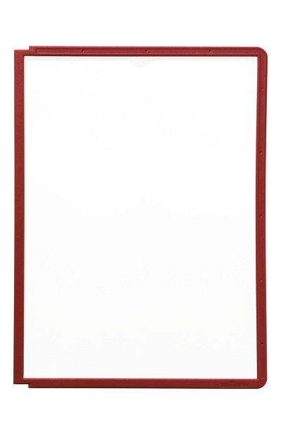 Panel Indicador Durable Sherpapanel A4 Rojo