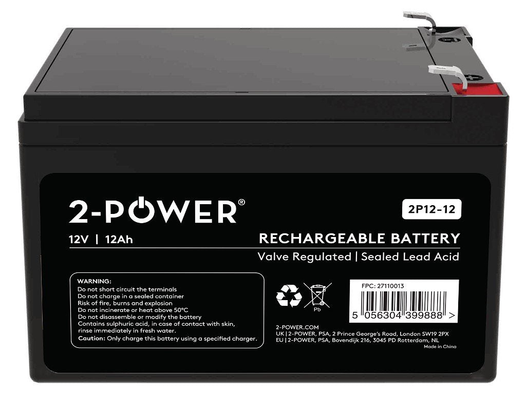 EAN 5056304399888 - 2-Power 2P12-12 batería para sistema ups 12 V imagen 1