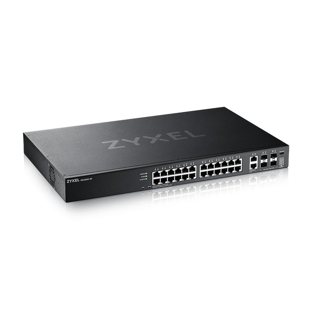 Zyxel Xgs2220-30 Gestionado L3 Gigabit Ethernet (10/100/1000) Negro