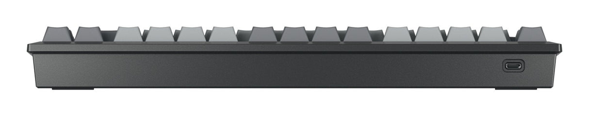 Cherry Kw 300w Mx, Con Cable & Inalámbrico, Usb + Bluetooth, Mechanischer Switch, Qwerty, Led, Negro, Cobre, Gris