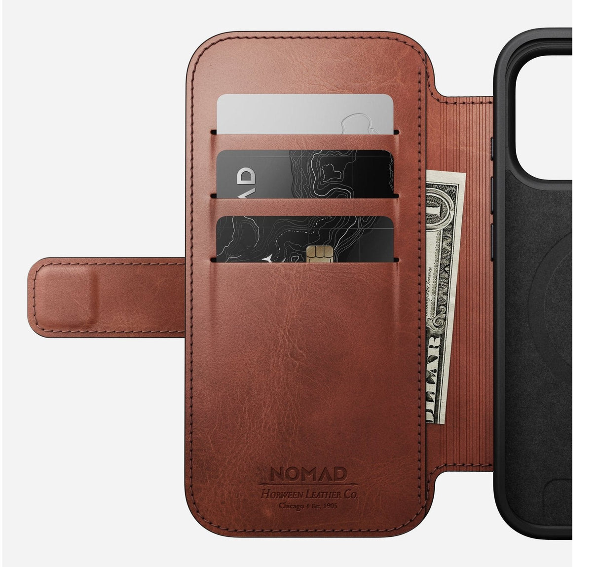 Nomad Modern Leather Folio Iphone 17 Pro Olde Dublin H.