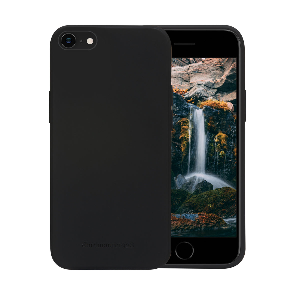 Dbramante1928 Nuuk - Hintere Abdeckung Fr Mobiltelefon - Bulk - Recycelter Kunststoff - Schwarz - Fr Apple Iphone 7, 8, Se (2. Generation)